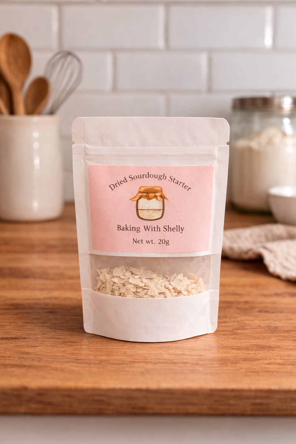 Dried Sourdough Starter Flakes (20g) – Shelly Starter