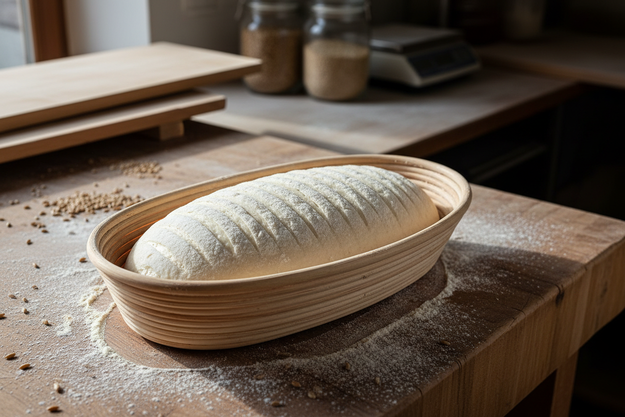 put it in a oblong basket