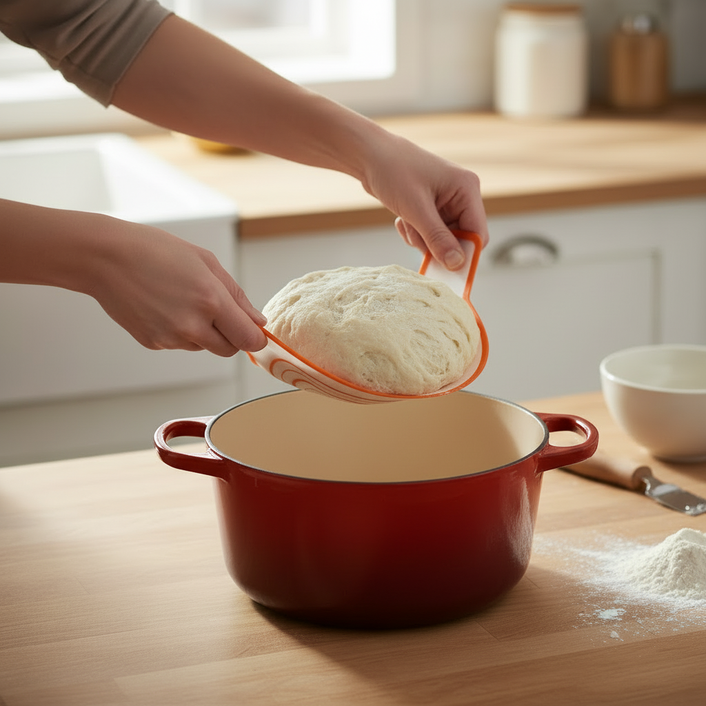Silicone Bread Sling with Light Fluffy Dough